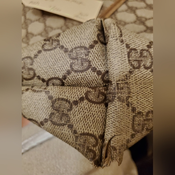 Authentic Gucci coated canvas and leather shopper tote - Picture 7 of 8